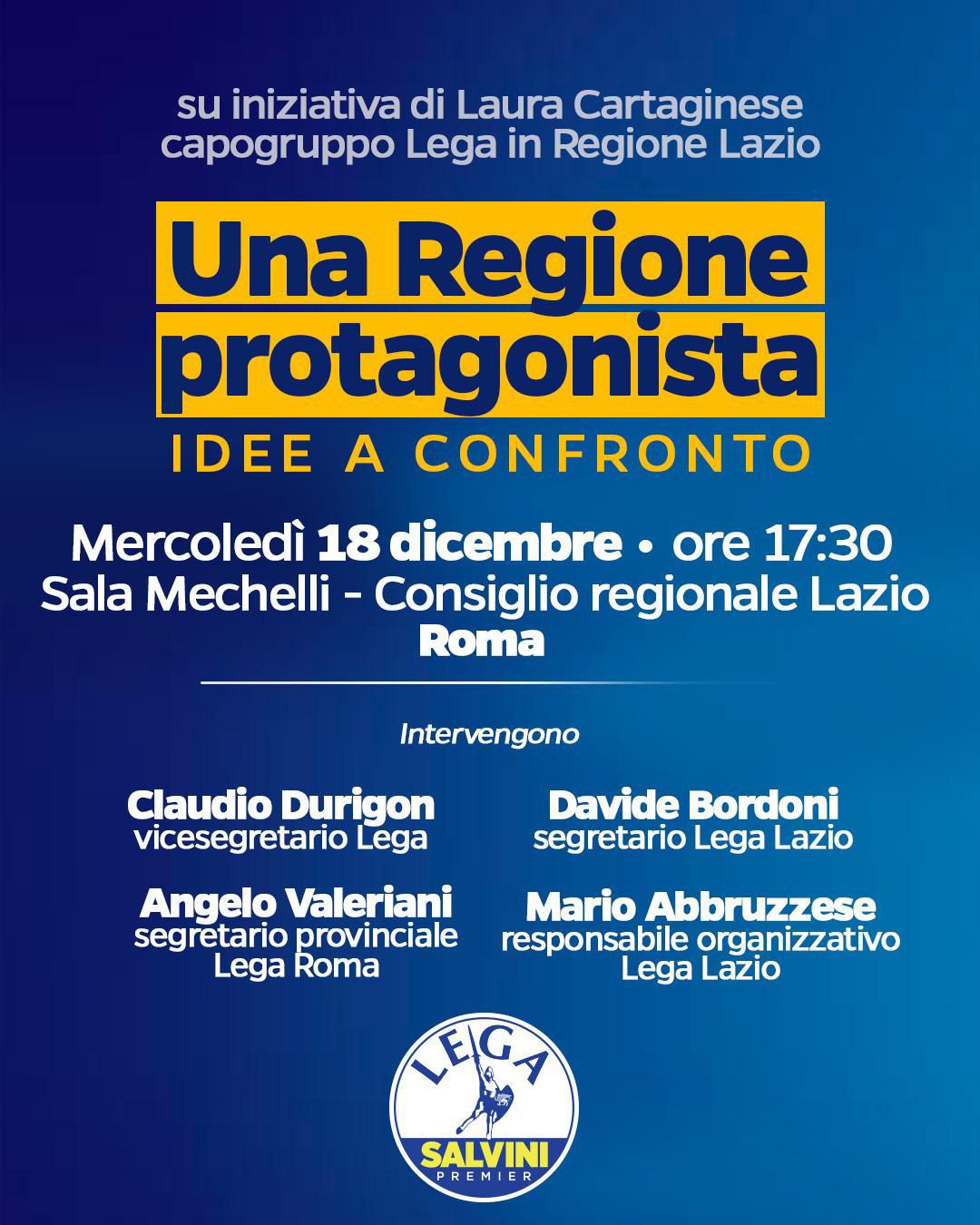 Una Regione protagonista